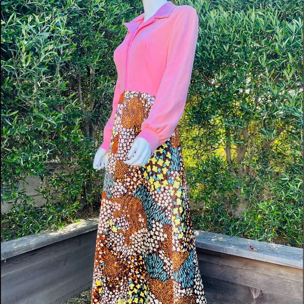 Evelyn Pearson Loungeware Zip Up Housedress